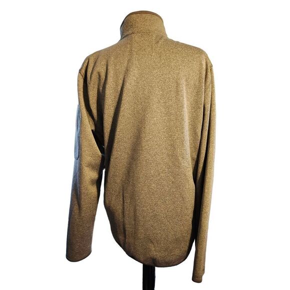 NFL Chicago Bears Team Apparel Men's 1/4 Zip Track Jacket Size Medium  Waffle In - Picture 3 of 4
